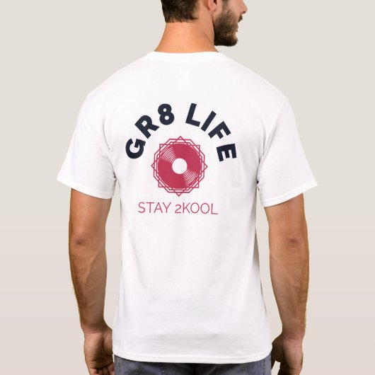 GR8 Life Athletics x Moon Star T-shirt (Achterkant)
