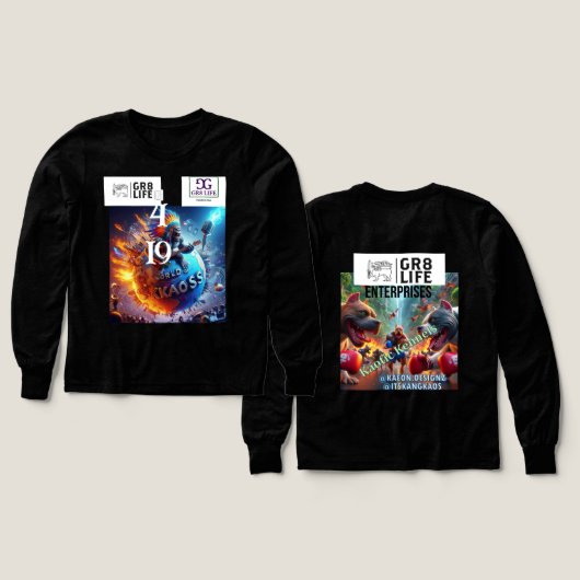 GR8 Life x Kaotic Kennels Verzamelobject (Voorkant /achterkant)