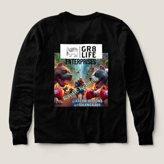 GR8 Life x Kaotic Kennels Verzamelobject (Achterkant)