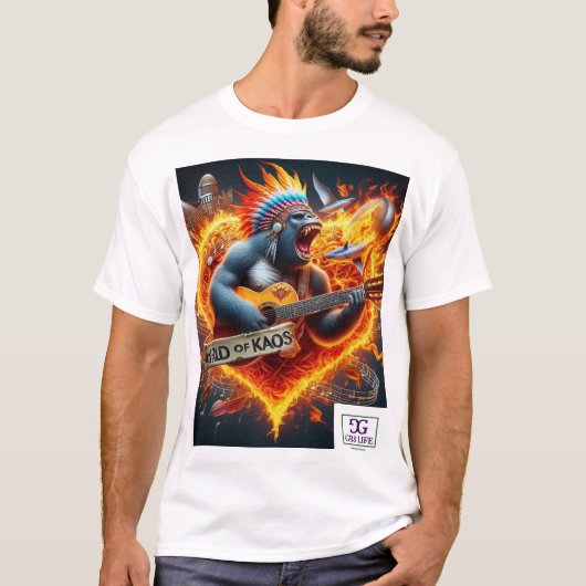 GR8 Life x World of Kaos T-shirt (Voorkant)