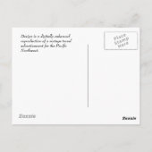 GR8  PACIFIC NORTHWEST REIZEN AD ~ BRIEFKAART (Achterkant)