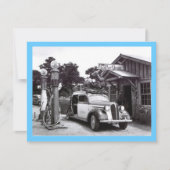 GR8 RETRO B&W RETIREMENT PARTY INVITATION INVITATI KAART (Voorkant)