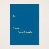 GR8 Retro Stijl Kerst Gift Exchange Label Kaart (Achterkant)