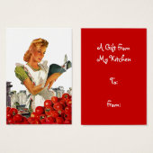 GR8 Retro Style Keuken Home Canning Gift Label Kaa Visitekaartje (Voorkant /achterkant)