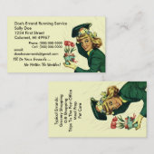 GR8 Retro Visitekaartje Errand Running Services (Voorkant / Achterkant)