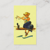 GR8 Retro Visitekaartje vis Vist bait Shop (Achterkant)