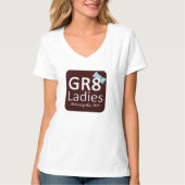 Gr8Dames MSP T-Shirt V-nek (Voorkant)