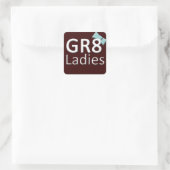 GR8Ladies Internationale Stickers november Logo (Tas)