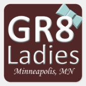 GR8Ladies MSP Stickers november Logo (Voorkant)