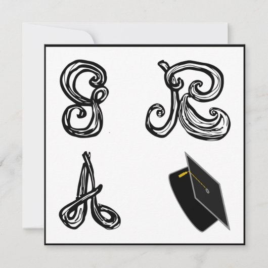 GR A Afstudeerders Pet voor D Fabric Font Afstuder (Voorkant)