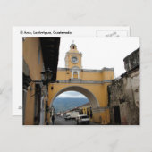 Gr Arco, de Antigua van La, Guatemala Briefkaart (Voorkant / Achterkant)