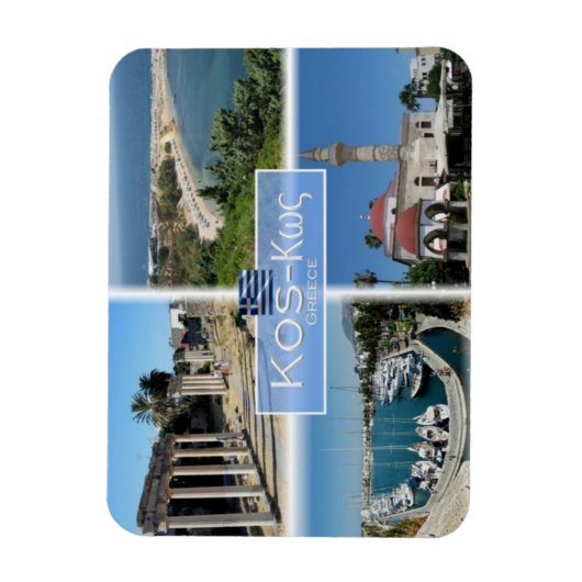 GR Greece - Kos - Magneet (Verticaal)
