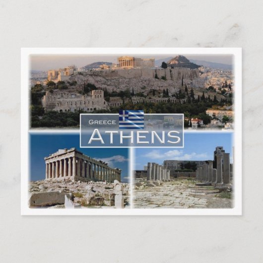GR Griekenland - Athene - Briefkaart (Voorkant)