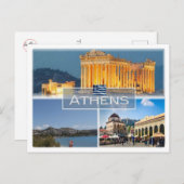 GR Griekenland - Athene - Briefkaart (Voorkant / Achterkant)