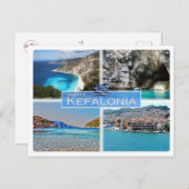GR Griekenland - Kefalonia - Briefkaart (Voorkant / Achterkant)