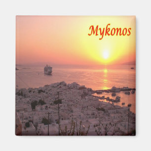 GR - Griekenland - Mykonos - Panorama Magneet