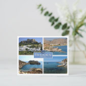 GR Griekenland - Rhodes - Briefkaart (Staand voorkant)