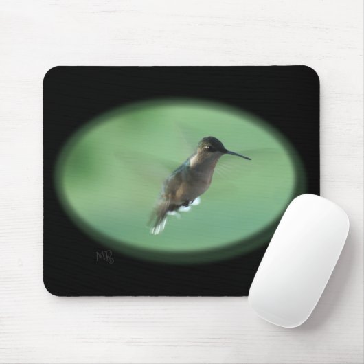 Gr Hummingbird Mousepad - pas aan Muismat (Met muis)