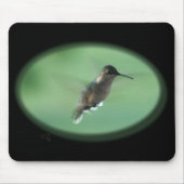 Gr Hummingbird Mousepad - pas aan Muismat (Voorkant)