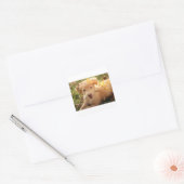 gr pup met tak vierkante sticker (Envelop)