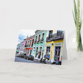 Gr Viejo San Juan, Puerto Rico Feliz Nadidad Feestdagen Kaart (Voorkant)