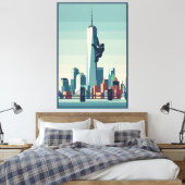 Gra Canvas Afdruk (Insitu (Slaapkamer))