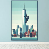 Gra Canvas Afdruk (Insitu (Houten vloer))