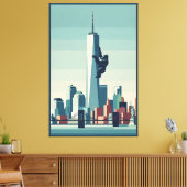 Gra Canvas Afdruk (Insitu (Woonkamer))