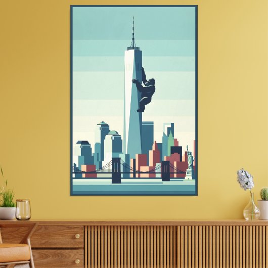 Gra Canvas Afdruk (Insitu (Woonkamer))