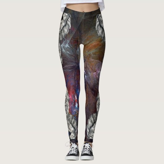 Grá Charismatische Nevel Leggings (Voorkant)