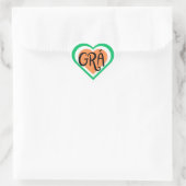 Grá - Ierse liefde ontwerp - Ierse taal Hart Sticker (Tas)