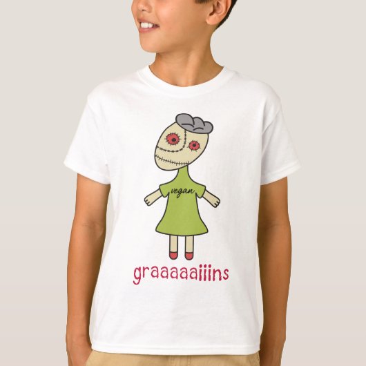 GraaaVegan Zombie T-shirt (Voorkant)