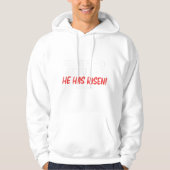 Graad 0 Jezus 1 Hij heeft Jezus Religieuze Easte Hoodie (Voorkant)