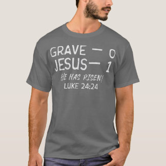 Graad 0 Jezus 1 Hij heeft Jezus Religieuze Easte T-shirt