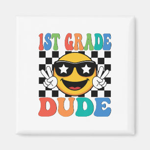 Graad 1 Kerel Eerste Klas Eerste Schooldag Jongen  Magneet