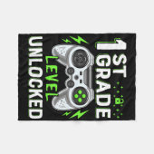 Graad 1 Ontgrendeld Videospel Ck Terug naar School Fleece Deken (Voorkant (Horizontaal))