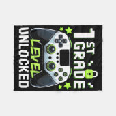 Graad 1 Ontgrendeld Videospeler Ck Naar School  Fleece Deken (Voorkant (Horizontaal))