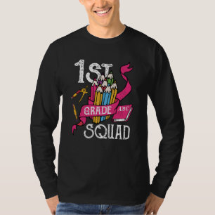 Graad 1-team terug naar school cadeau voor kindere t-shirt
