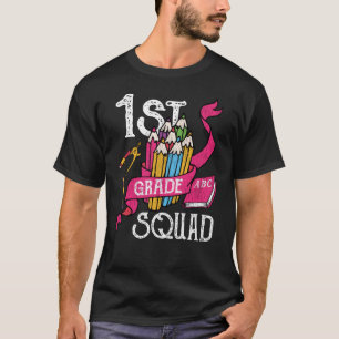 Graad 1-team terug naar school cadeau voor kindere t-shirt