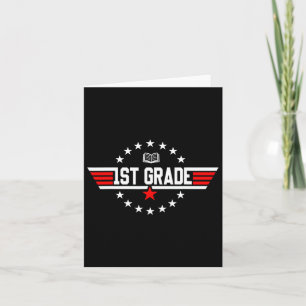 Graad 1e eerste graad terug naar school eerste dag kaart