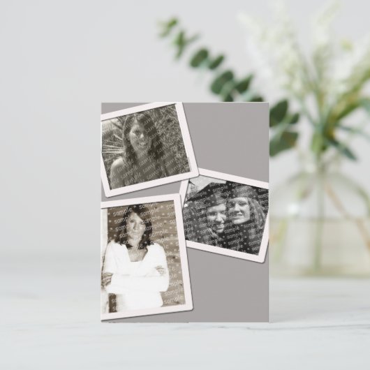 Graad 3 frame briefkaart (Staand voorkant)