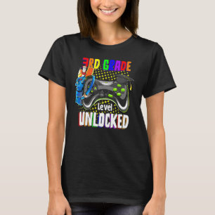 Graad 3 Niveau Ontgrendeld Videospel Game Boy Teru T-shirt