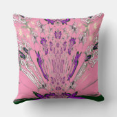 Graad A katoenbloem aangepaste natuurlijke vezels Kussen (Achterkant)