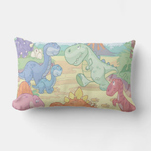 Graad A katoenhoudende Sierkussen/Cartoon-dinosaur Kussen