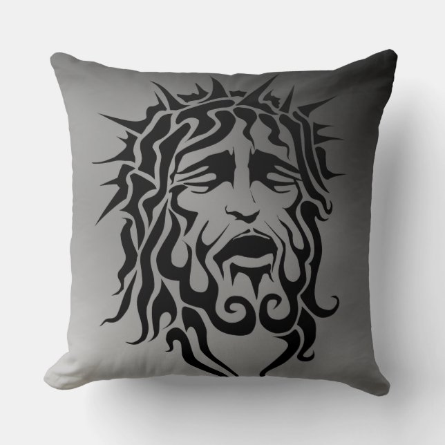 Graad A Sierkussen Katoen 20x20/Christus (Voorkant)