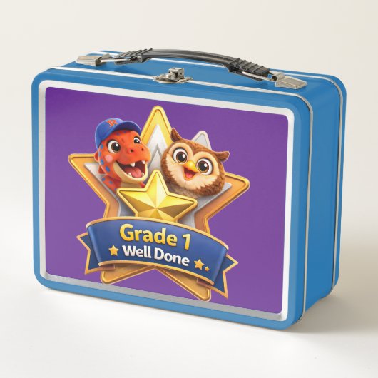 Graad één goed gedaan ster lunchbox aangepaste car (Voorkant)