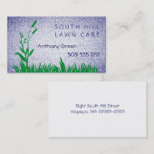 Graad en geweven achtergrond visitekaartje (Voorkant / Achterkant)