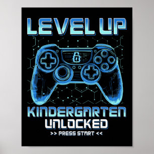 Graad Kleuterschool Ontgrendeld Terug Naar School Poster
