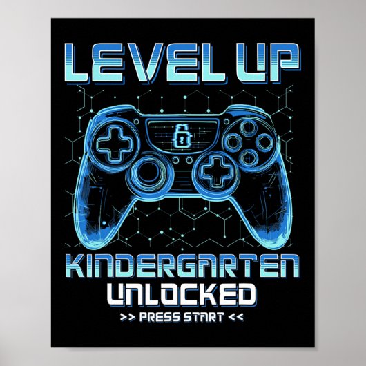 Graad Kleuterschool Ontgrendeld Terug Naar School  Poster (Voorkant)