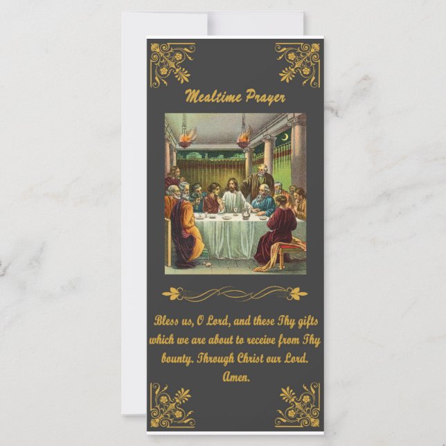 Graad van Grace voor maaltijden (Voorkant)